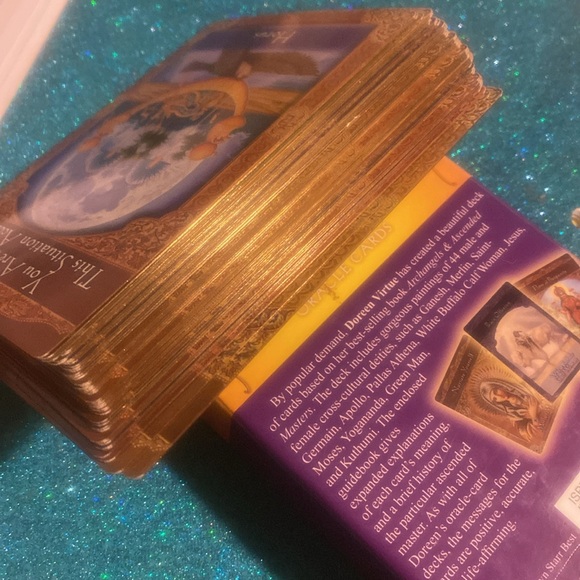 DOREEN VIRTUE Ascended Masters Oracle Cards 44 card deck. Out of Print. - Picture 14 of 15